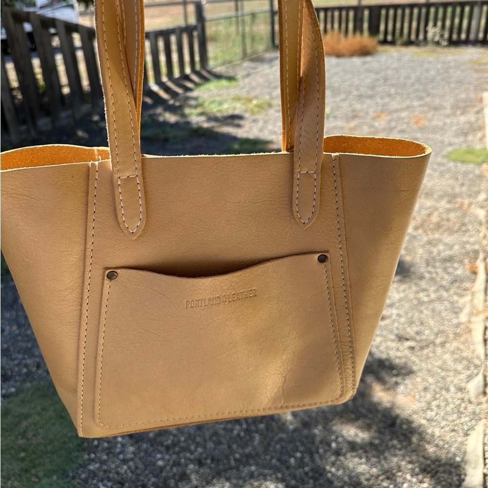 Portland leather small Juliette tote.
